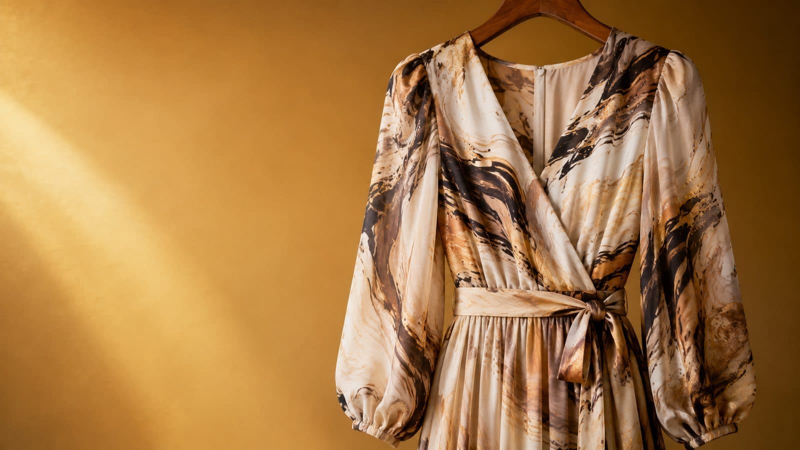 Marble Print Midi